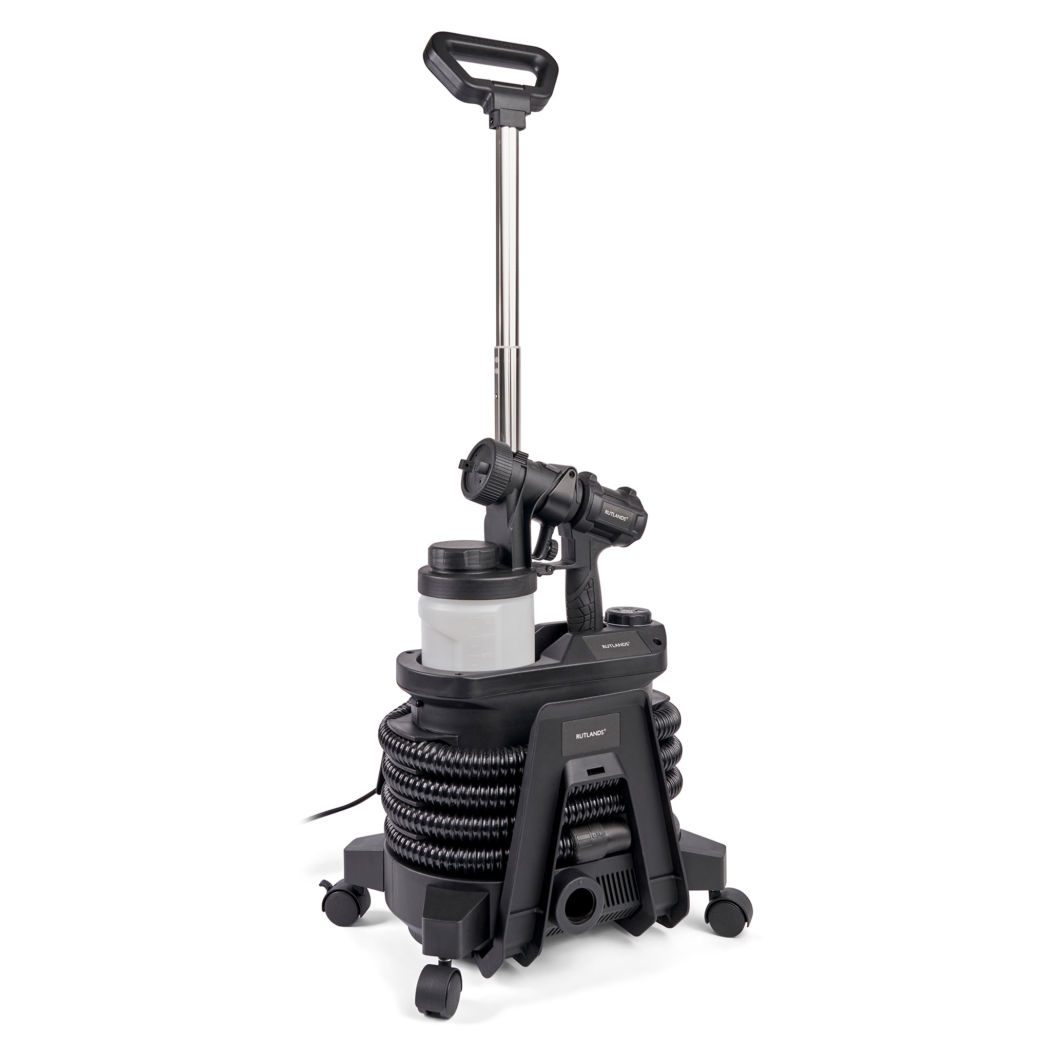 HVLP Paint Sprayer with Adjustable Pressure and Trolley