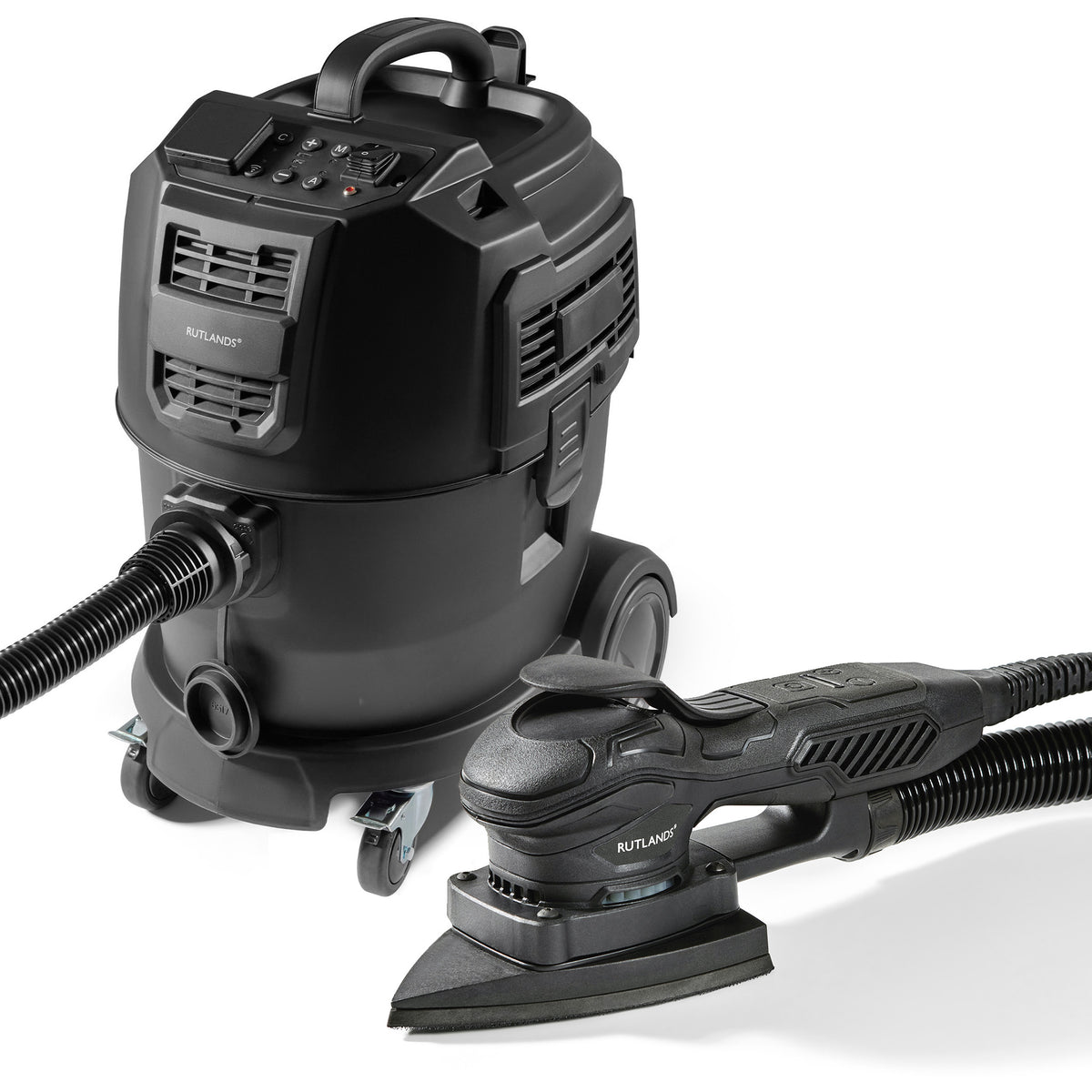 Brushless Delta Orbital Sander with M Class Dust Extractor - 25 Litre