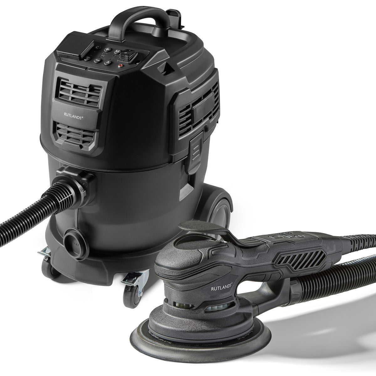 Brushless Random Orbital Sander with M Class Dust Extractor - 25 Litre