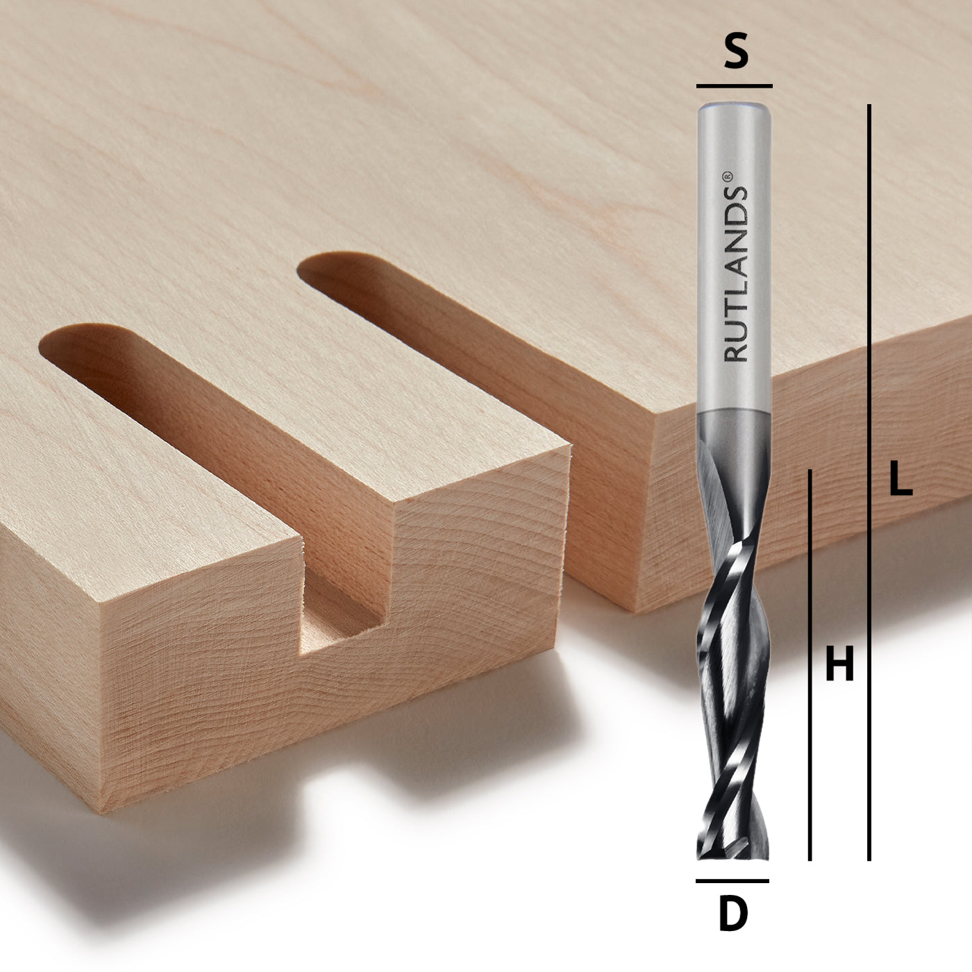 Solid Carbide Coated - Spiral Up Cut 2 Flute