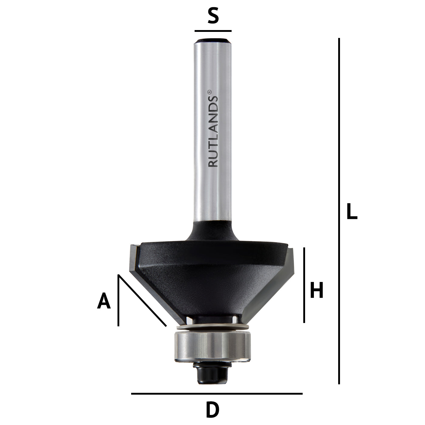 Router Bit - Bevel Trim