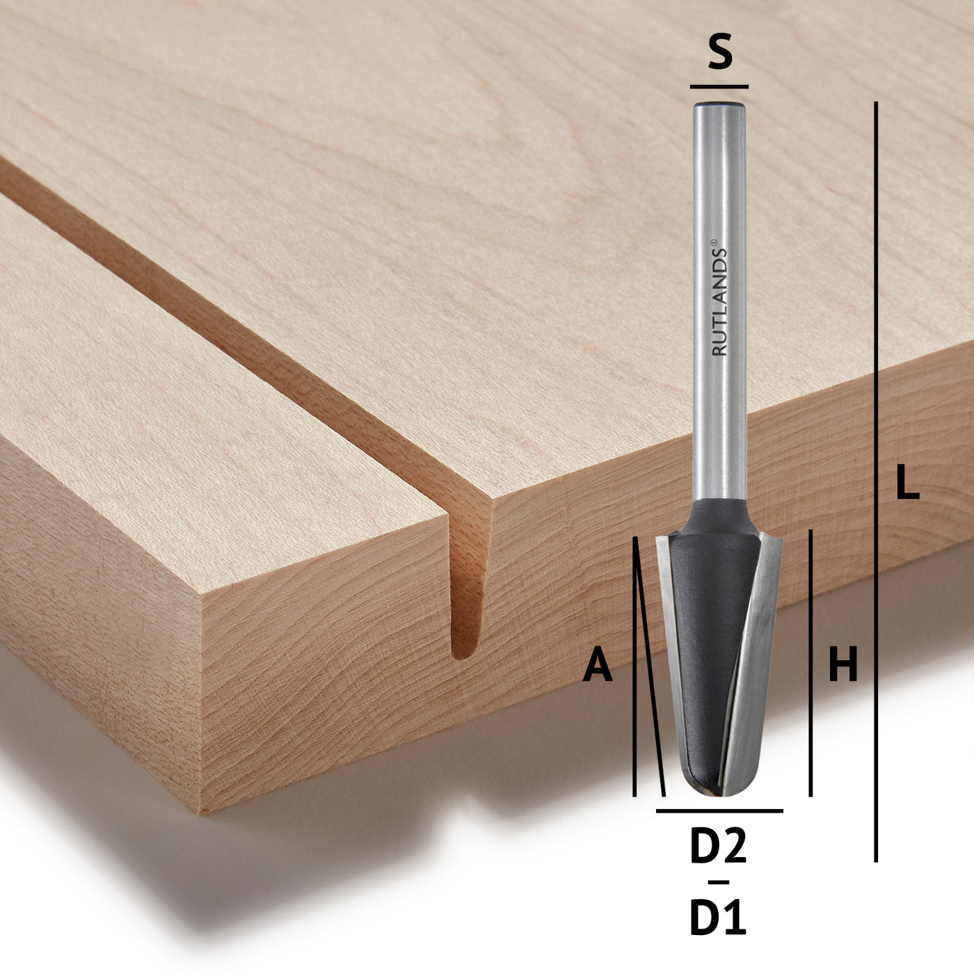 TCT Router Bit - Carving Taper | Next Day Delivery – Rutlands Limited