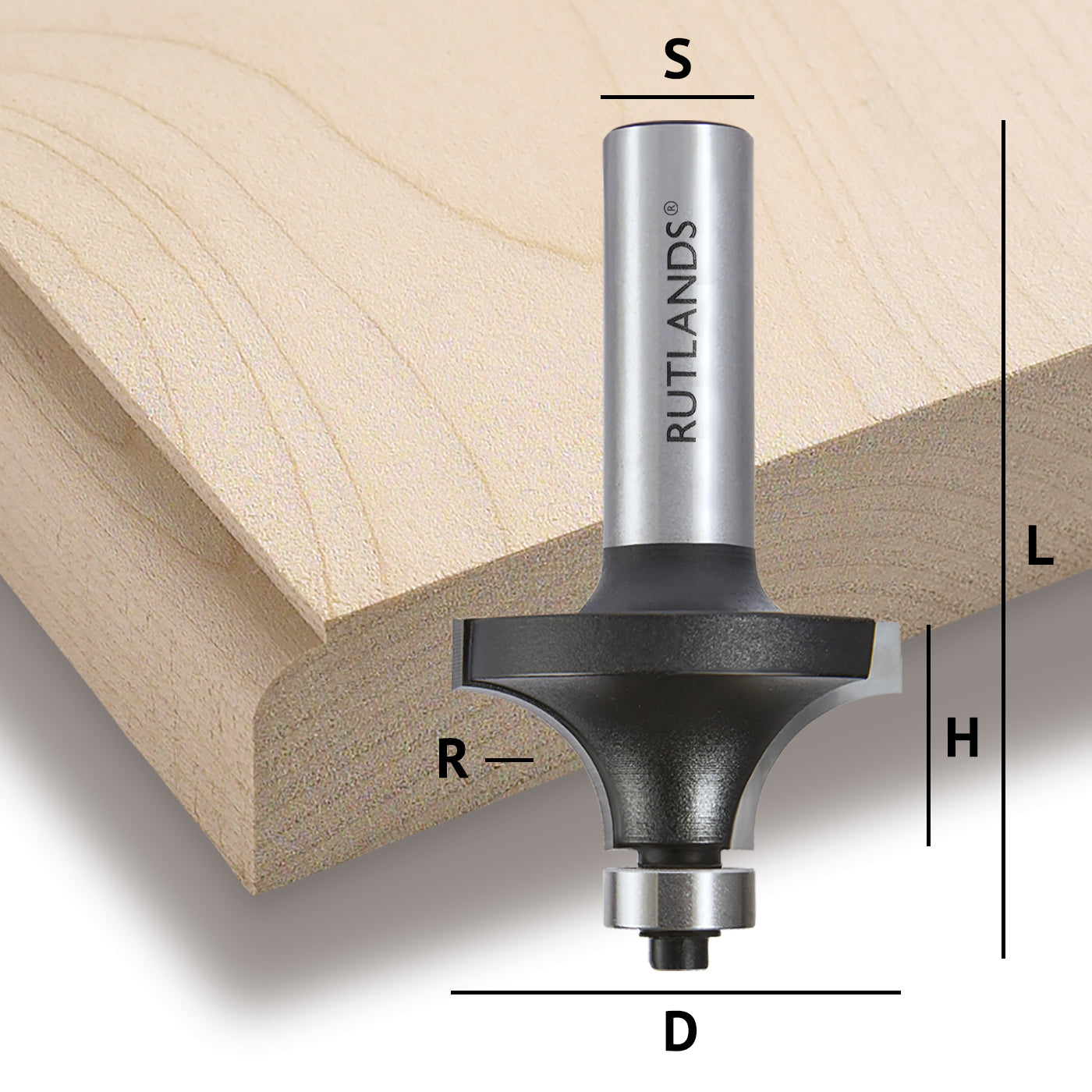 TCT Router Bit - Roundover and Ovolo with Bearings | Next Day Delivery ...