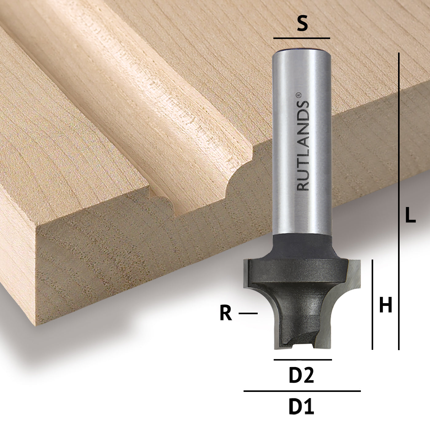 TCT Router Bit - Roundover and Ovolo | Next Day Delivery – Rutlands Limited
