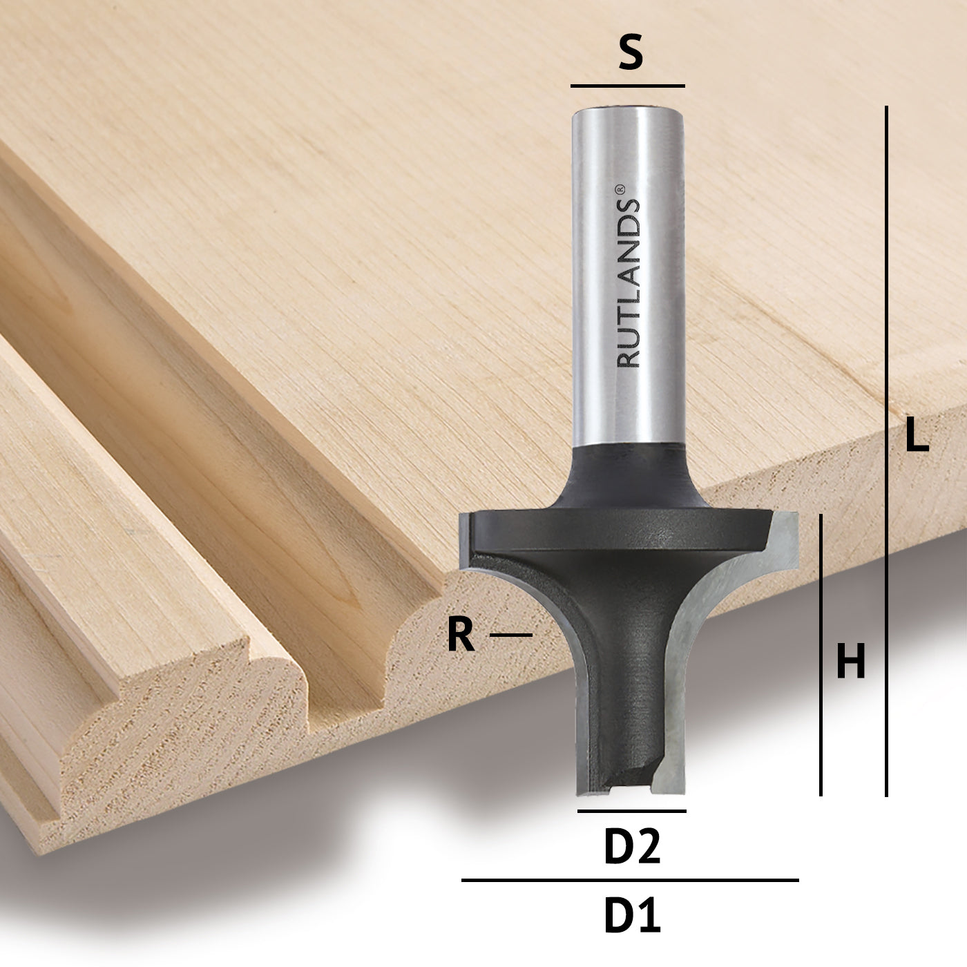 TCT Router Bit - Extended Roundover | Next Day Delivery – Rutlands Limited
