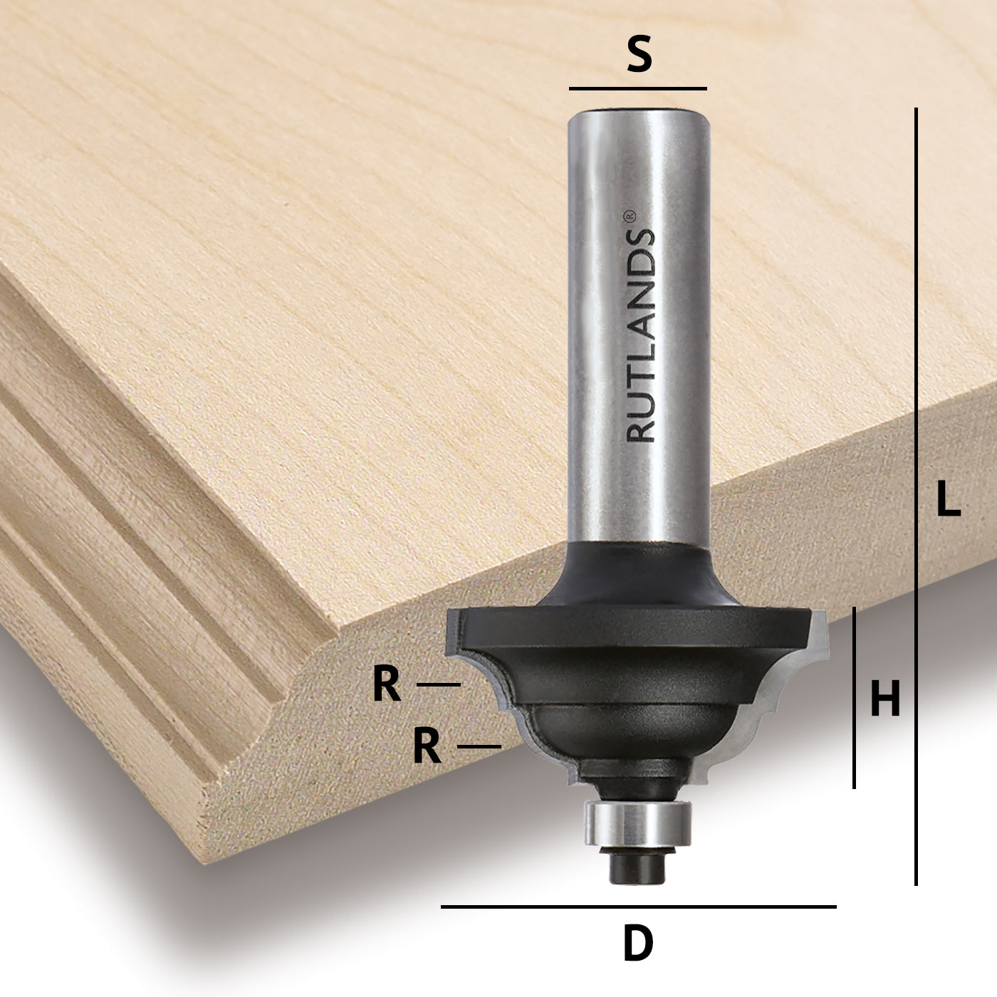 Router Bit - Classical Roman Ogee with Beading