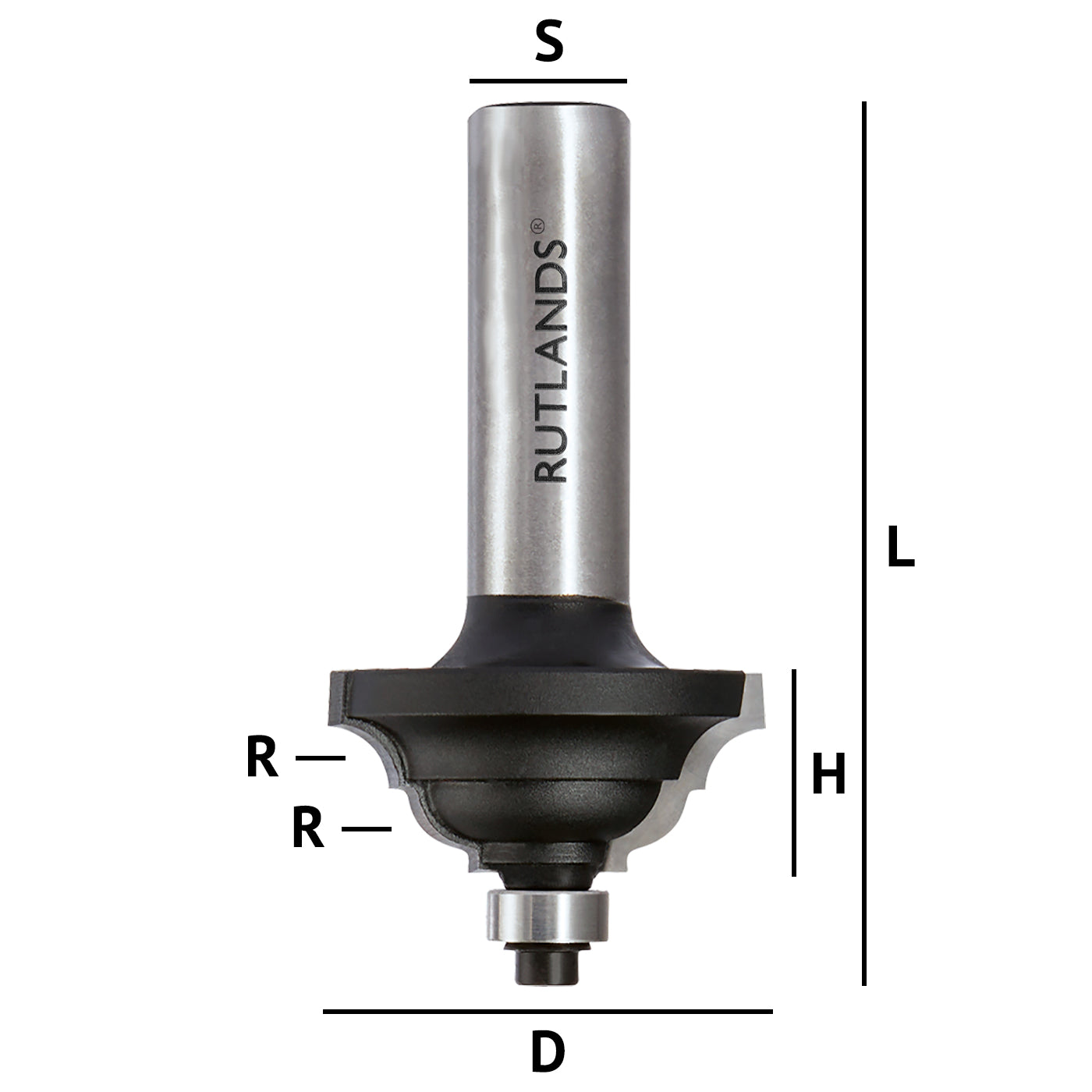 Router Bit - Classical Roman Ogee with Beading