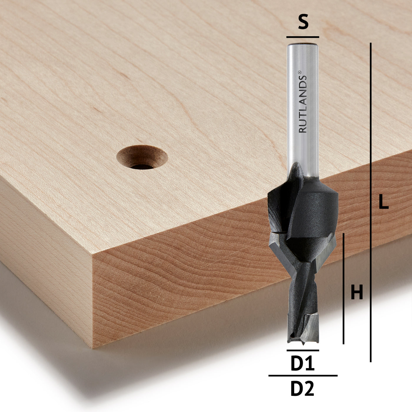 TCT Router Bit - Countersink | Next Day Delivery – Rutlands Limited