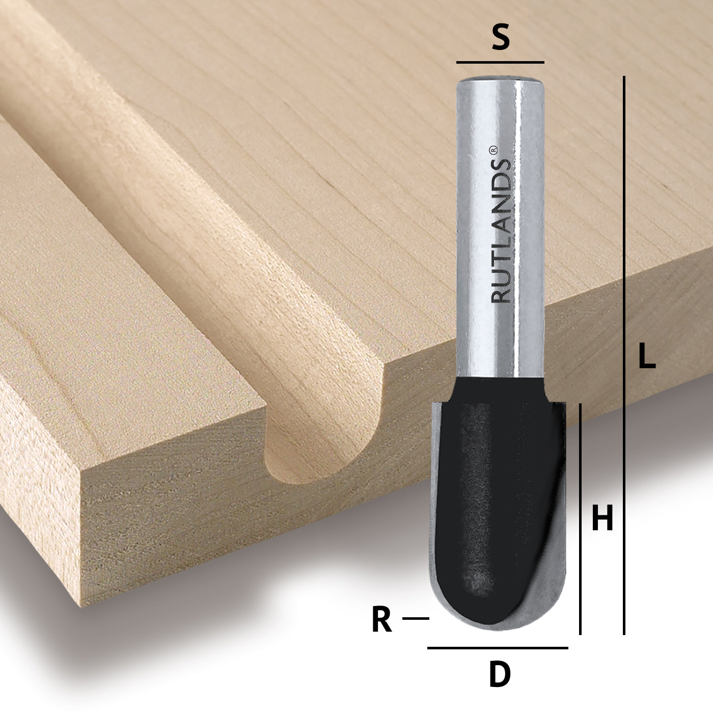 TCT Router Bit - Round Nosed | Next Day Delivery – Rutlands Limited