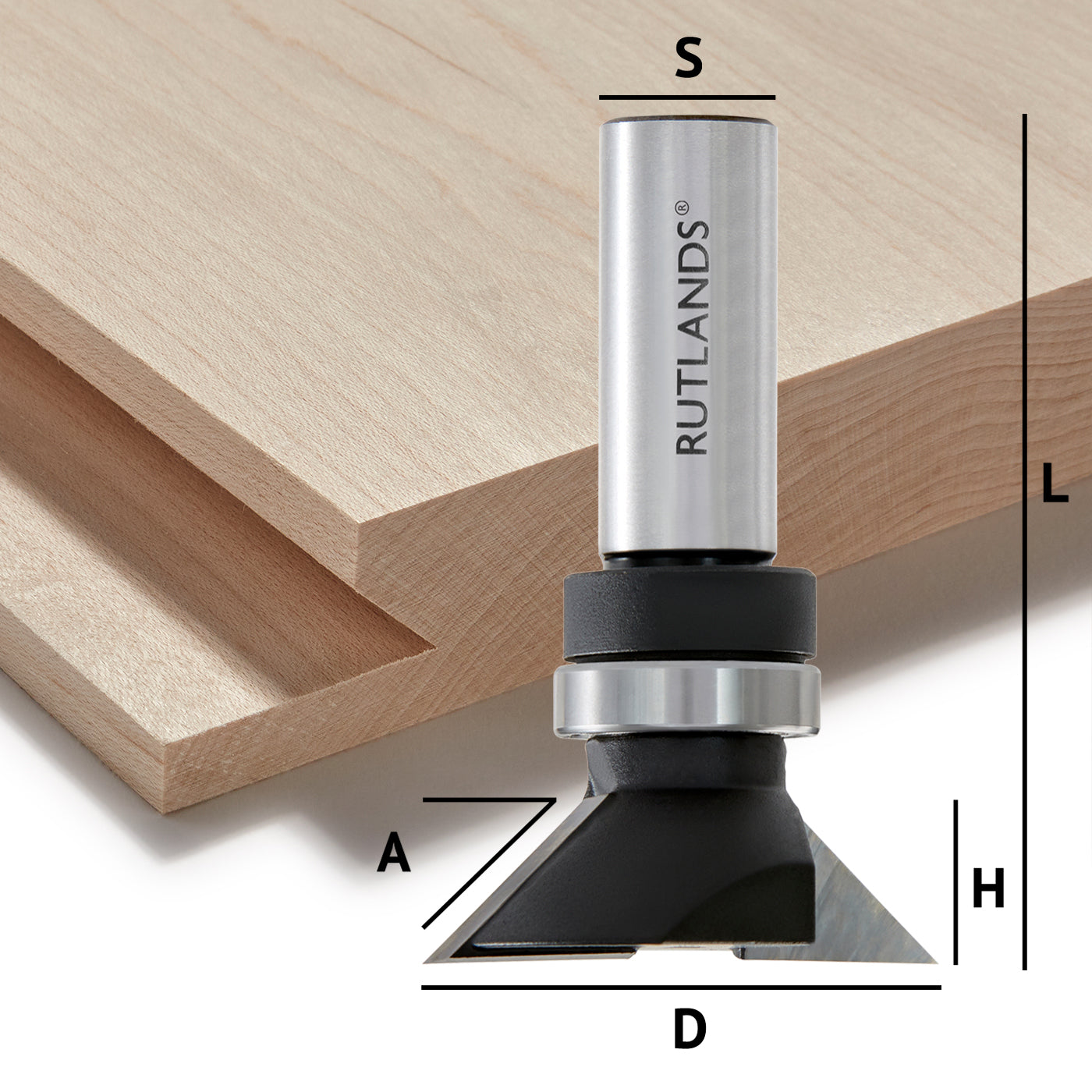 TCT Router Bit - Undercut Chamfer with Bearing | Next Day Delivery ...