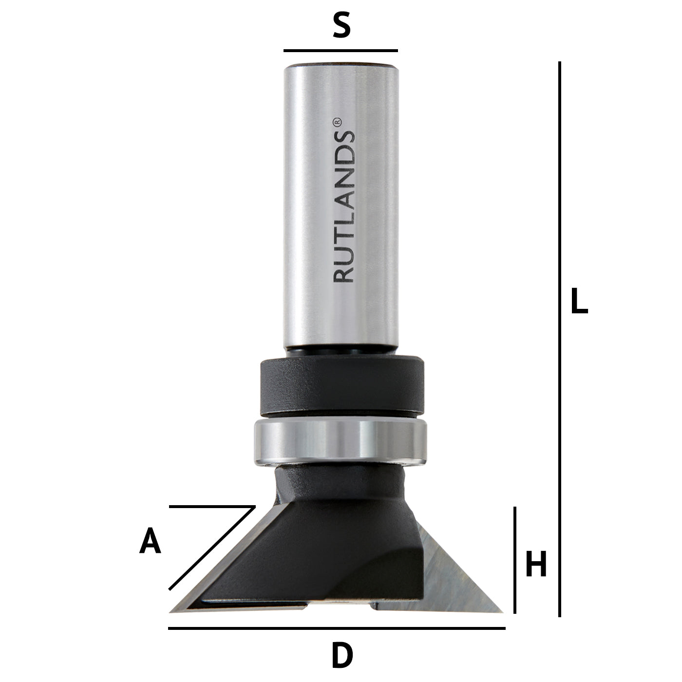 Router Bit - Undercut Chamfer 