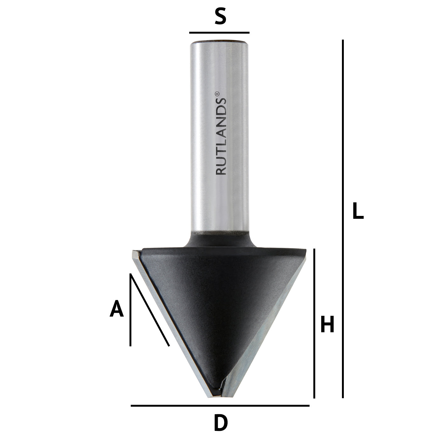 Router Bit - Bevel with End Cutting