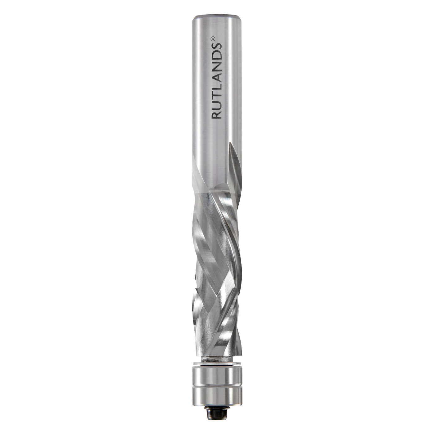 Solid Carbide - Spiral Compression 2 Flute with 2 Bearings