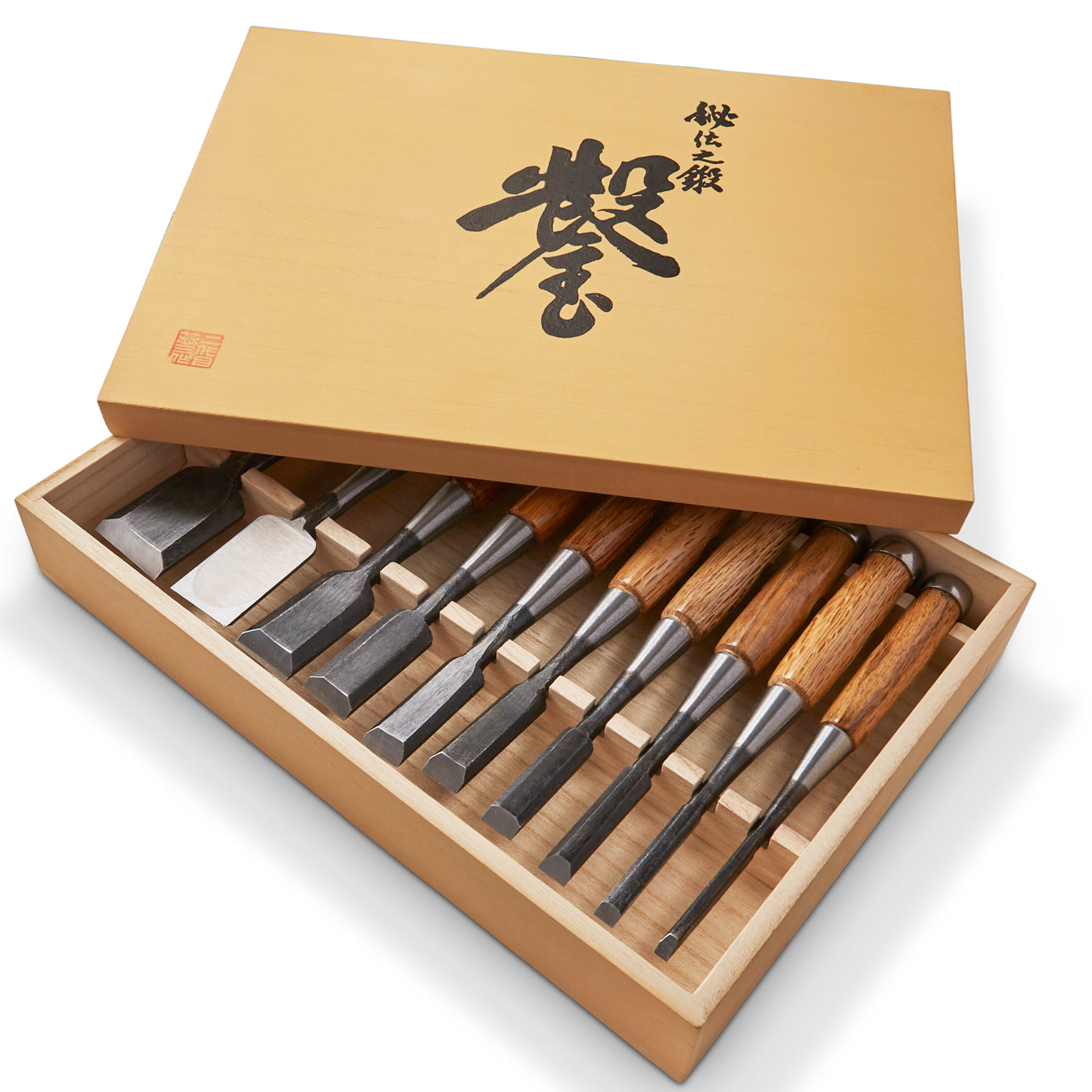 Japanese Chisel Tataki Nomi - Set of 10