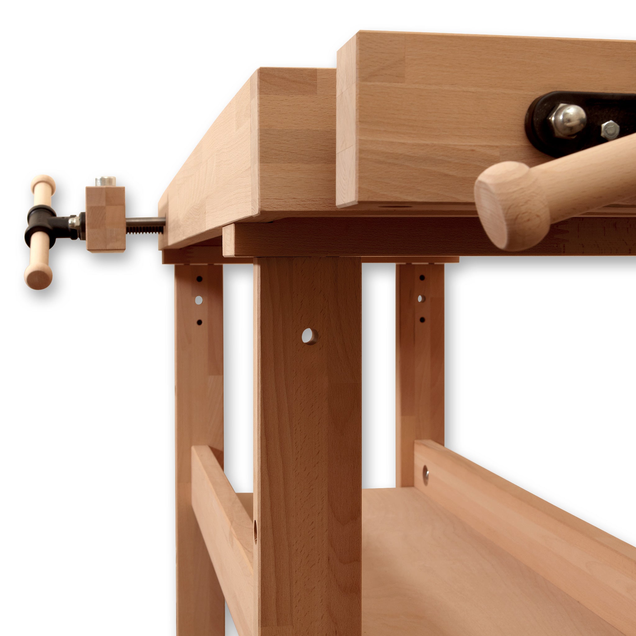Joiners Workbench with Storage Unit