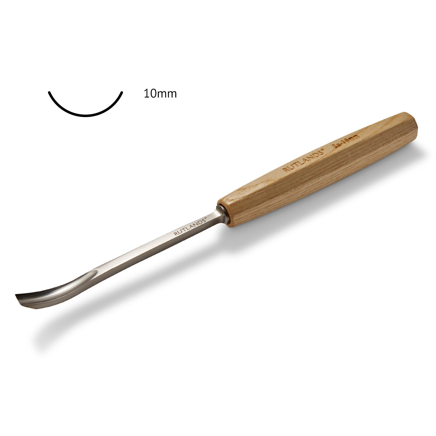 Wood Carving No 8A Spoon Gouge - 10mm | Next Day Delivery – Rutlands ...