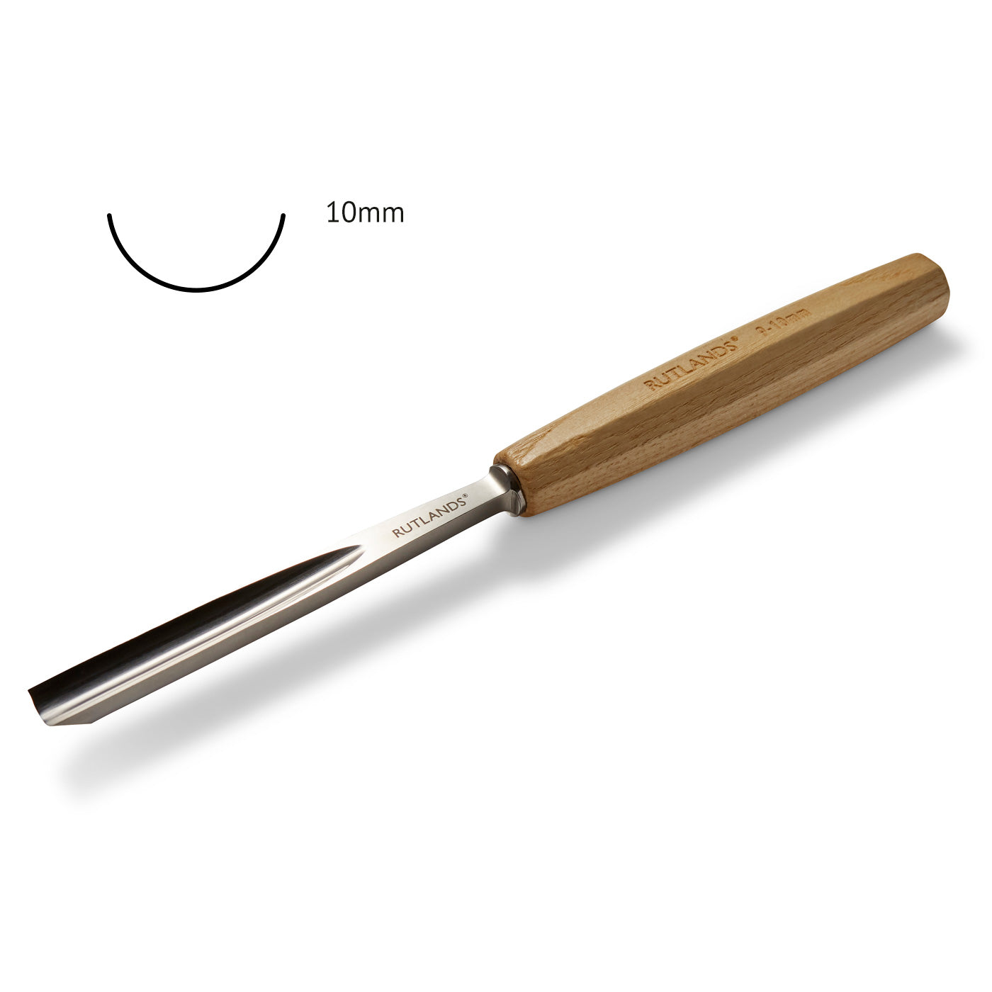 Wood Carving No 9 Gouge - 10mm | Next Day Delivery – Rutlands Limited