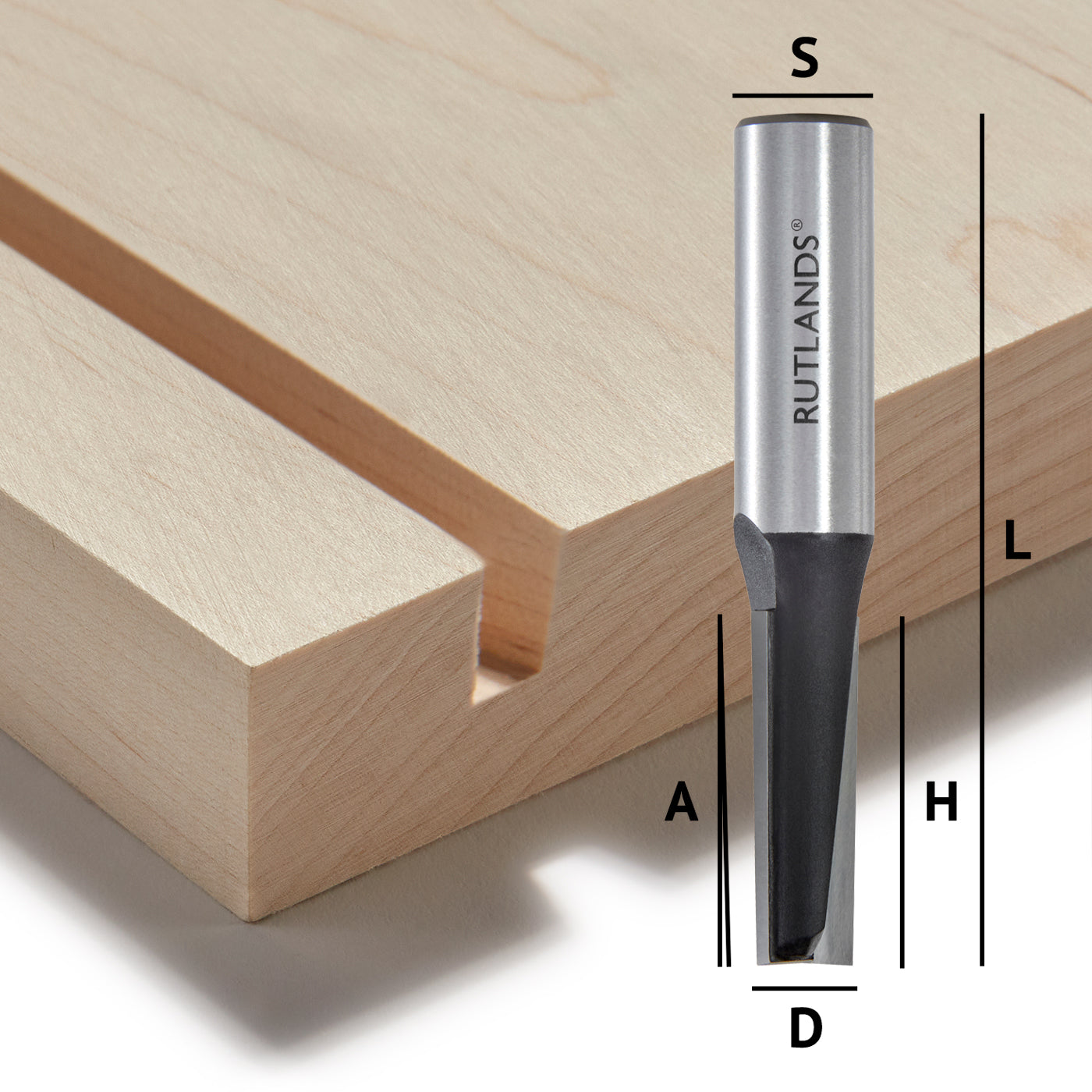 TCT Router Bit - Straight Taper | Next Day Delivery – Rutlands Limited