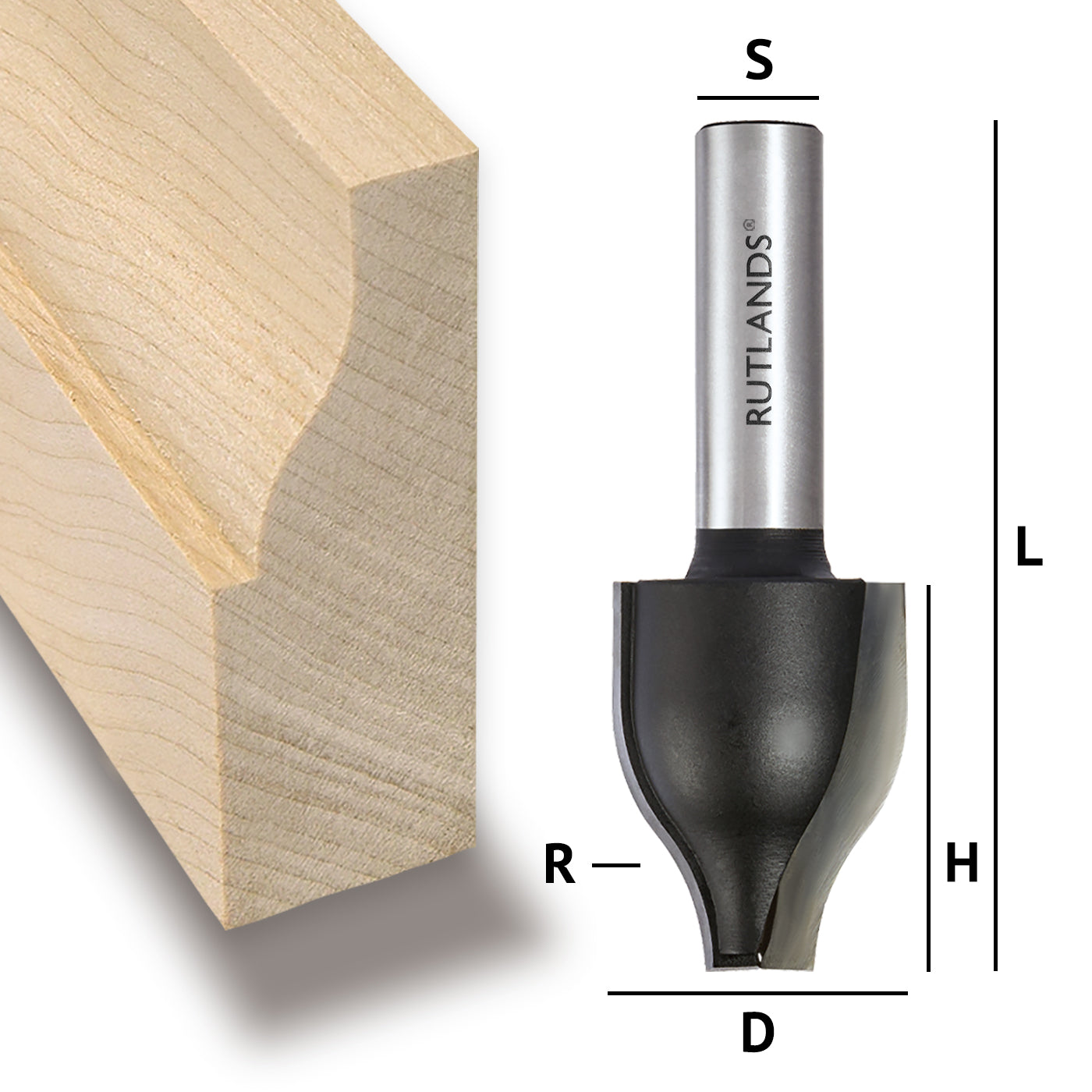 TCT Router Bit - Raised Panel Vertical - Ogee | Next Day Delivery ...