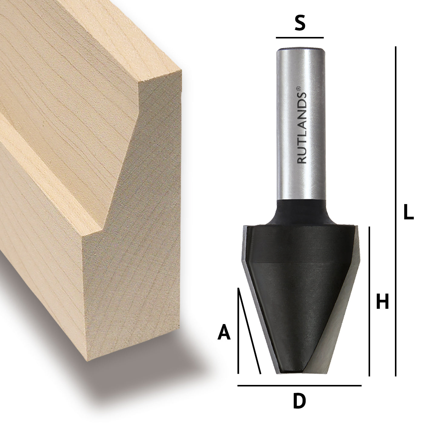 TCT Router Bit - Raised Panel Vertical - Bevel | Next Day Delivery ...