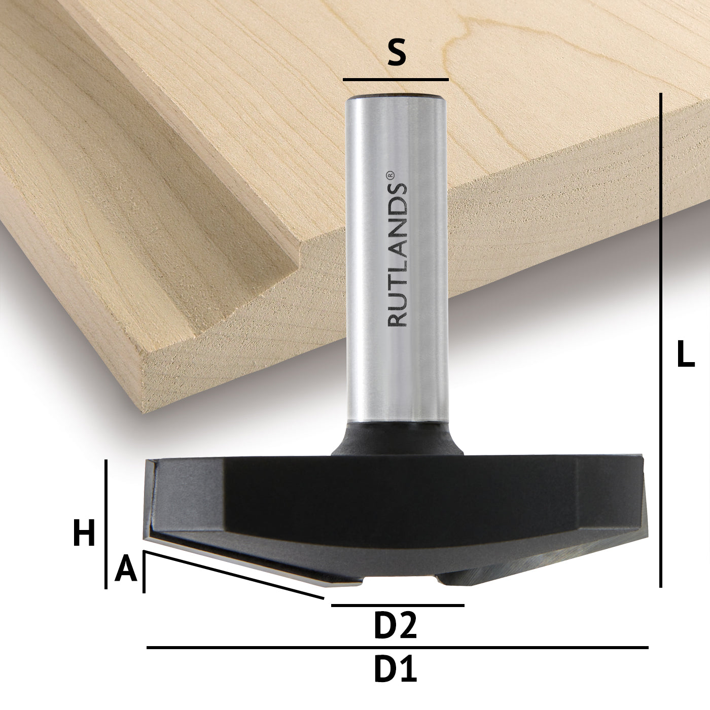 Bevel Router Bit Size Mm TCT Router Bit - Raised Panel - Bevel | Next Day Delivery – Rutlands ...