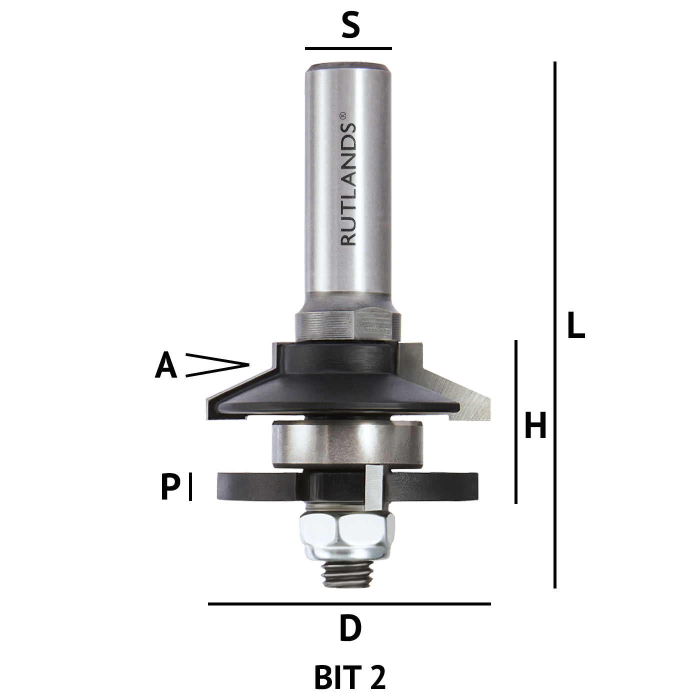 Router Bit Set - Rail & Stile Set  - Bevel 