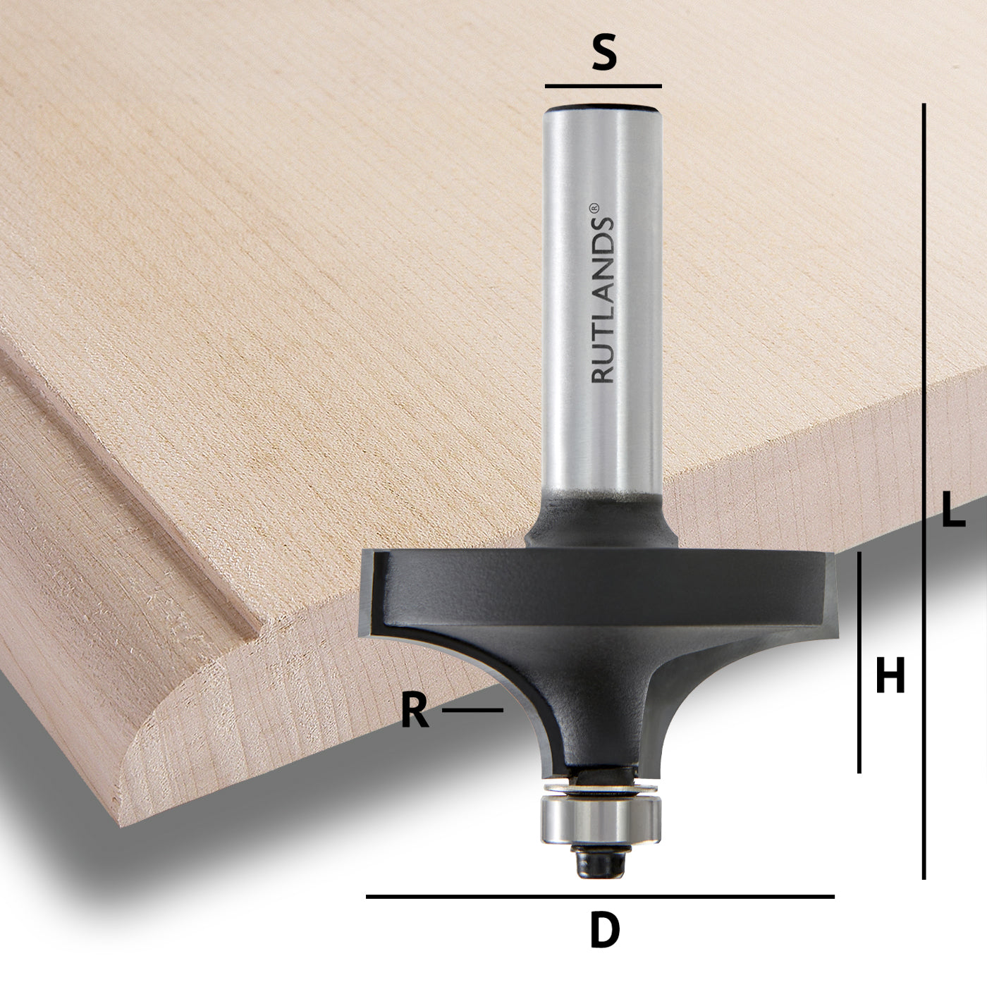 TCT Router Bit - Round Over Fillet | Next Day Delivery – Rutlands Limited