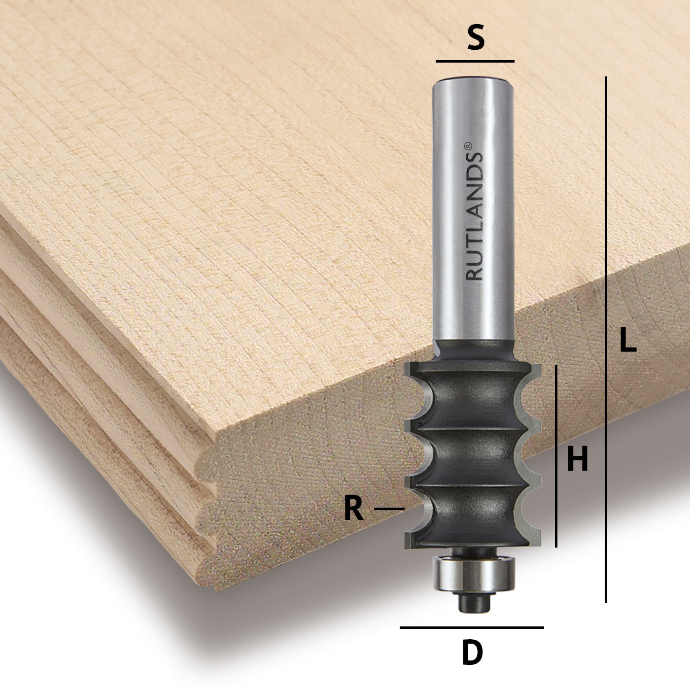 TCT Router Bit - Triple Beading | Next Day Delivery – Rutlands Limited