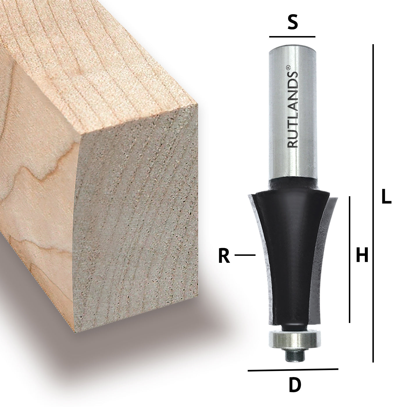 Router Bit - Furniture Maker - D=22.2mm H=20.6mm R=39.7mm L=67mm S=1/2"