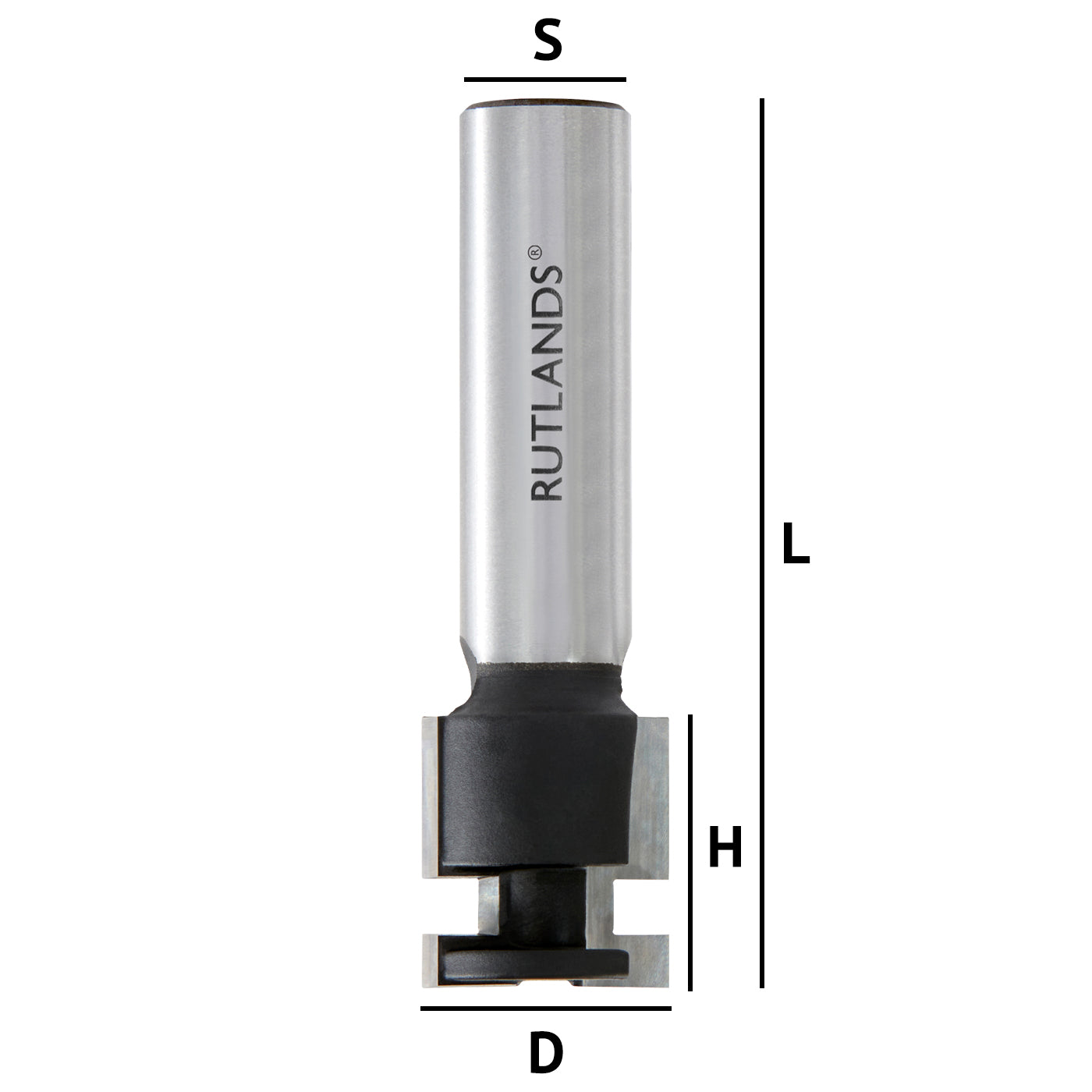 Router Bit - Corner Lock - D=19mm H=18mm L=65mm S=1/2"