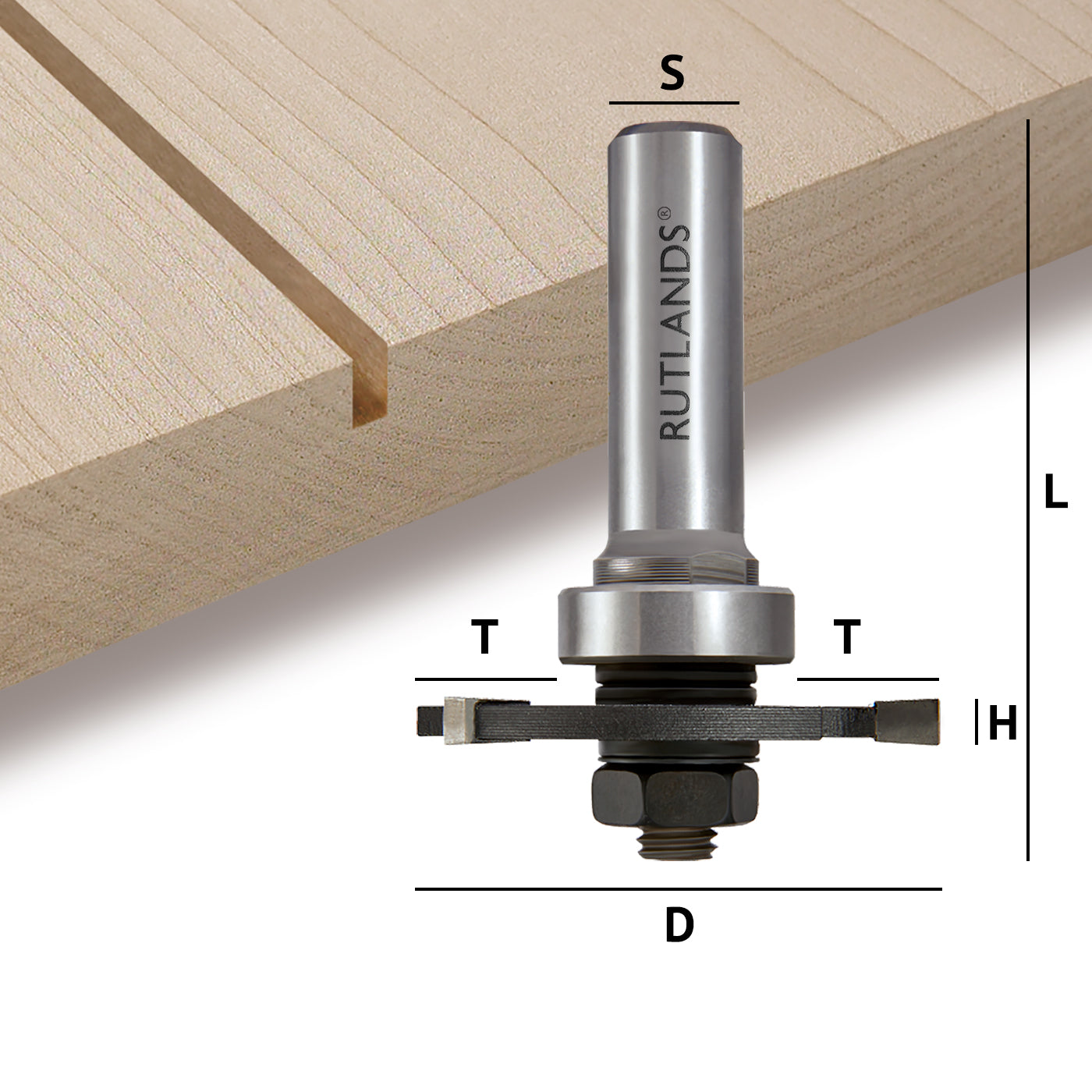 Router Bit Set - Slot Cutting 