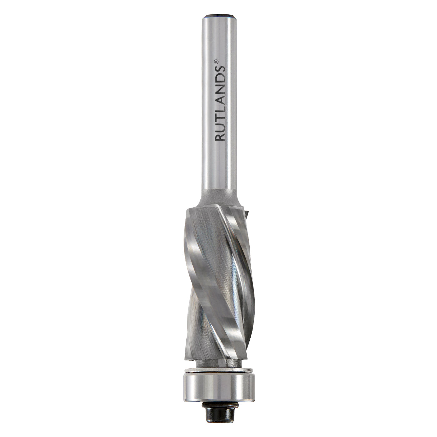 Solid Carbide - Spiral Down Cut 2 Flute with Bottom Bearing - D=12.7mm H=25mm L=72mm S=1/4"