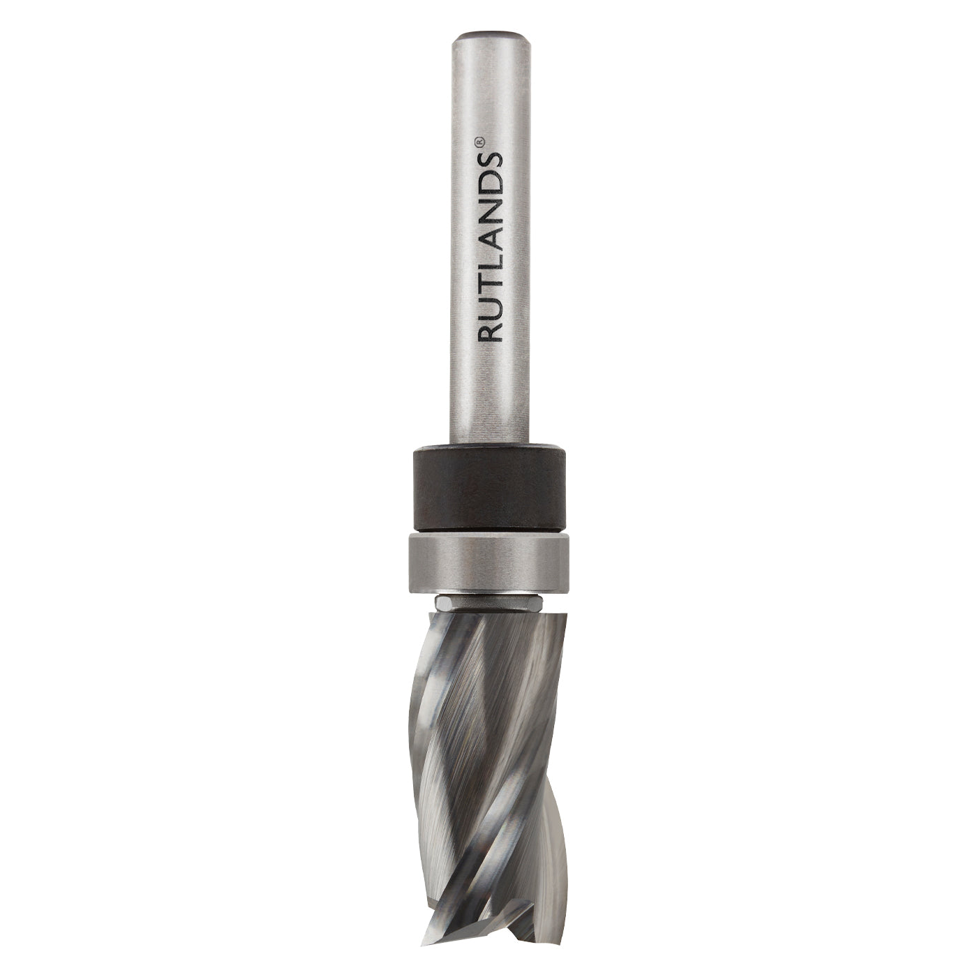 Solid Carbide - Spiral Up Cut 2 Flute with Top Bearing - D=12.7mm H=25mm L=72mm S=1/4"