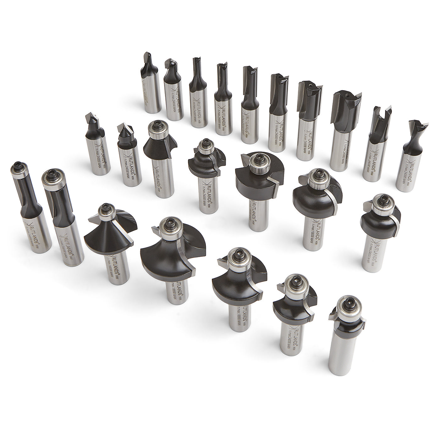 TCT Router Bit Set - 24 Piece Multi Profile | Next Day Delivery ...