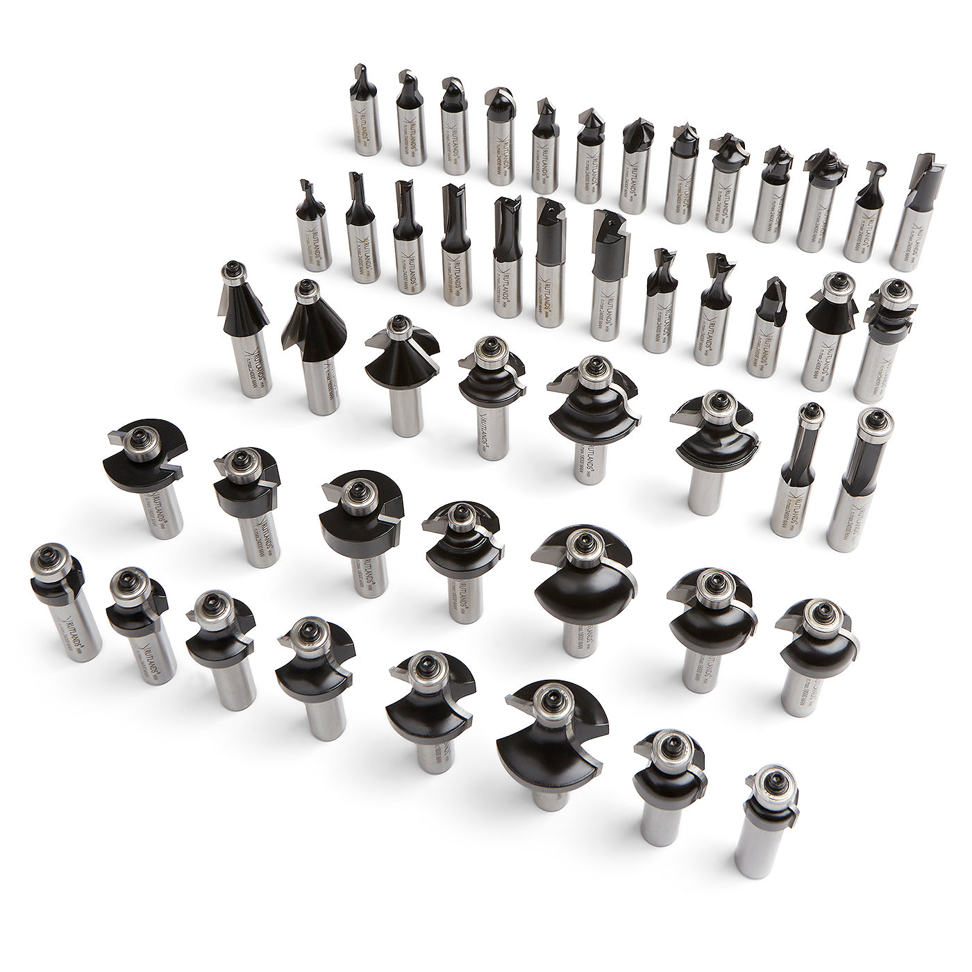 TCT Router Bit Set - 48 Piece Multi Profile | Next Day Delivery ...
