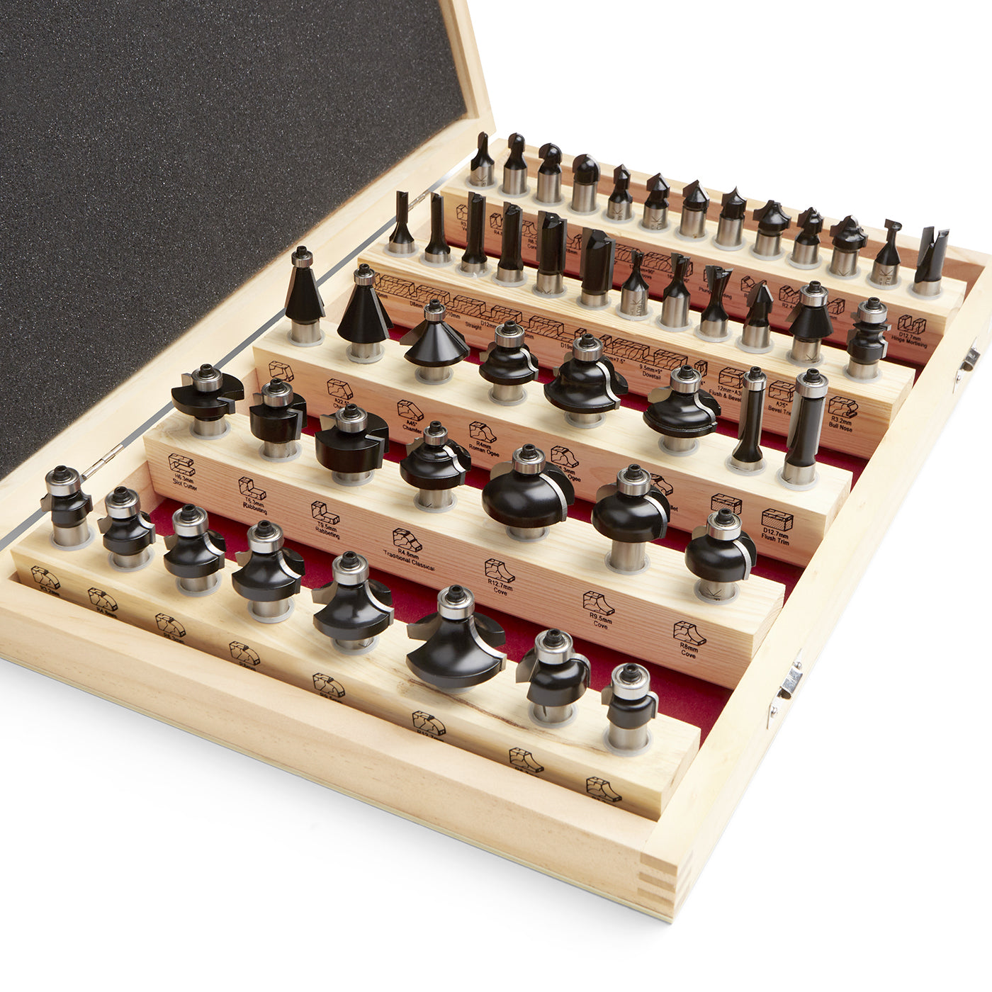 Router Bit Set - 48 Piece Multi Profile  