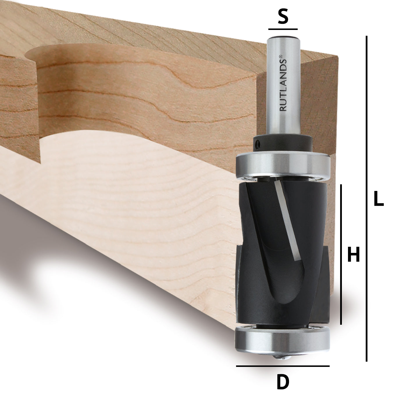 Router Bit Set - Flush Trim with Up and Down Shear