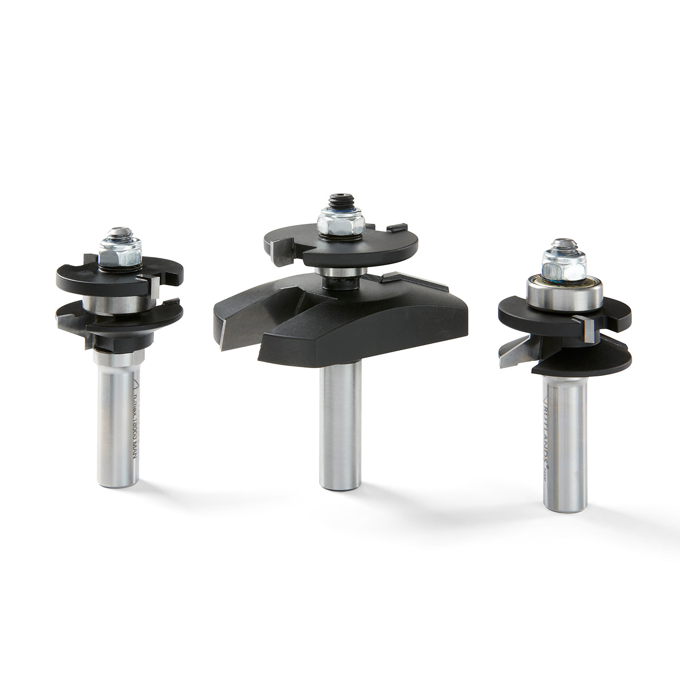 TCT Router Bit Set - Raised Panel Door with Backcutter - Bevel | Next ...