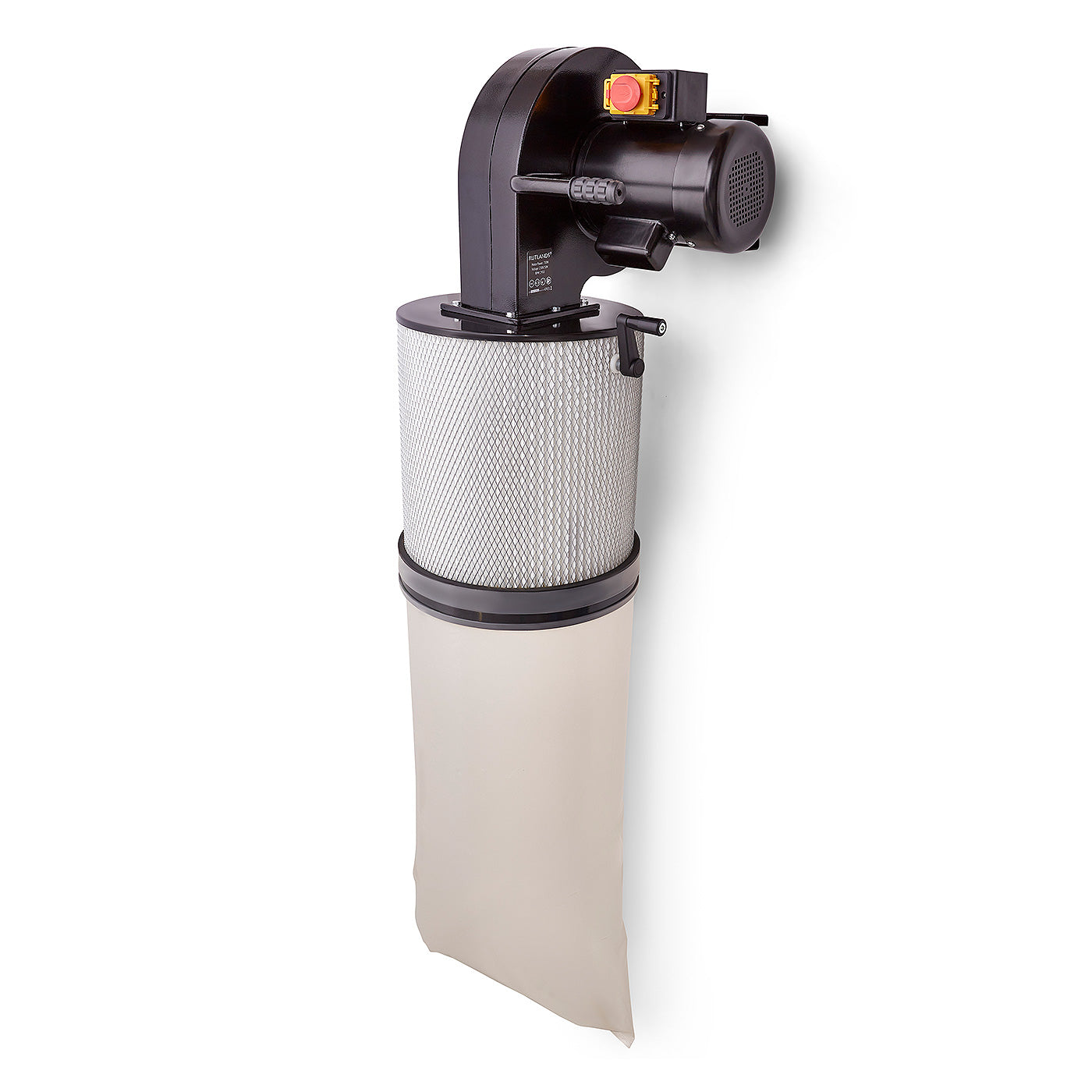 Wall-Mount Fine Filter Dust Collector with 6m Stretch Hose